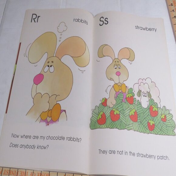 What a Funny Bunny Alphabet BIG BOOK (almost 2 feet tall) Classroom - Picture 7 of 10